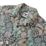 Castlebeard 1950s Vintage Hawaiian Shirt For Men Lush Greenery Shirt Camp Collar 100% Cotton By Cigar, view 2