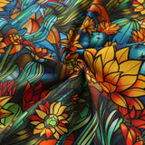Castlebeard 1960s Hawaiian Shirt For Men Colorful Button-down Shirt Short Sleeve 100% Cotton Shirt Beauty Of The Desert By Cigar, view 6