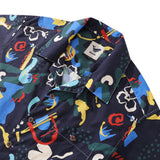Castlebeard 1960s Vintage Hawaiian Shirt For Men Jazz Club Shirt Camp Collar 100% Cotton By Evan, view 2