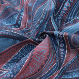 Castlebeard 1970s Vintage Men's Hawaiian Shirt Abstract City Print Button-down Short Sleeve Aloha Shirt By Amy, view 6