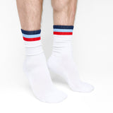 Castlebeard 3 Stripe Casual Crew Socks 2-Pack, view 2
