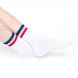 Castlebeard 3 Stripe Casual Crew Socks 2-Pack, view 3