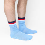 Castlebeard 3 Stripe Casual Crew Socks 2-Pack, view 4