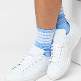 Castlebeard 4 Stripe Casual Crew Socks 2-Pack, view 6