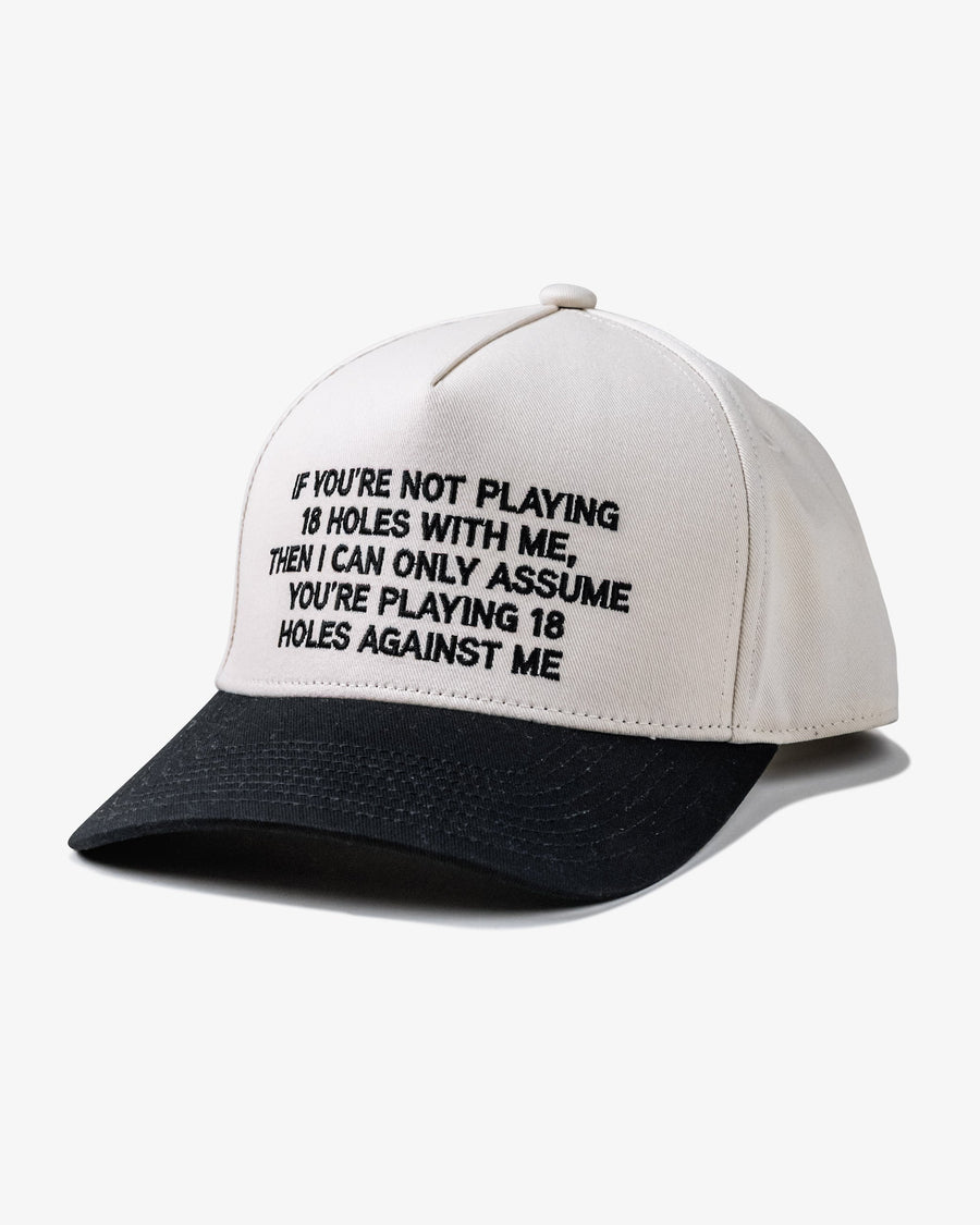 Castlebeard A-Player Phrase Hat - Cream / Black