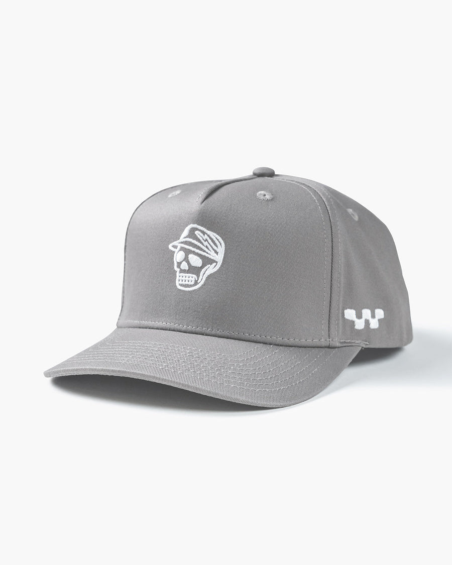 Castlebeard A-Player Skull Caddie Hat - Light Grey