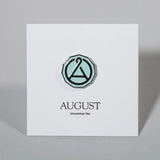 Castlebeard August Seal Enamel Pin, view 2