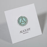 Castlebeard August Seal Enamel Pin, view 3