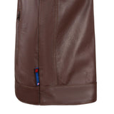 Castlebeard BECK® 566 Horsehide Motorcycle Vest — Brown, view 5
