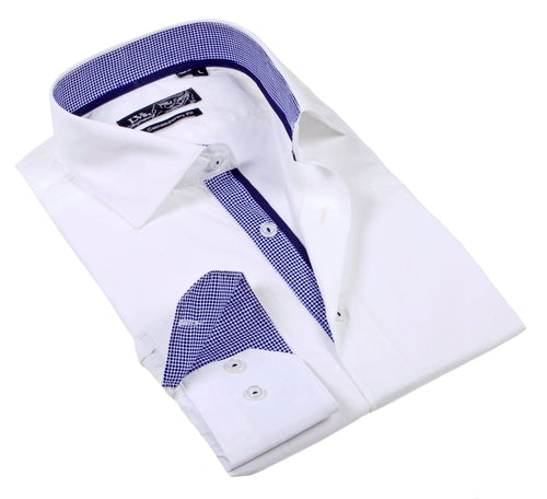 Castlebeard Big & Tall Shirt // Contrast Details - Final Sale- Size 5XLT