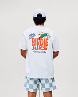 Castlebeard Birdie Juice Men's Golf T-Shirt – White, view 4