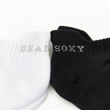 Castlebeard Black and White Ankle Socks 2-Pack, view 2