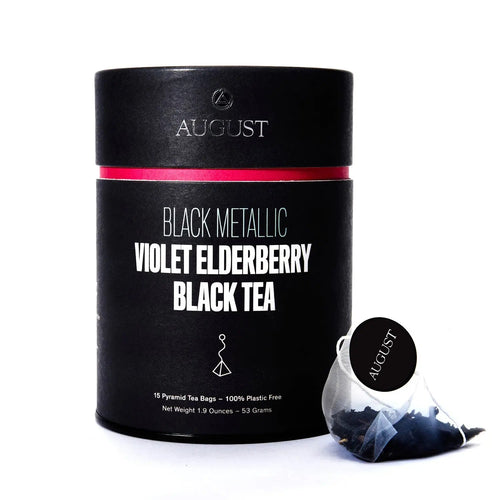 Castlebeard Black Metallic - Violet Elderberry Black Tea (15 Tea Bags)