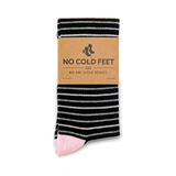 Castlebeard Black, Pink and Grey Striped Socks, view 2