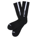 Castlebeard Black Rebels Casual Crew Socks, view 4