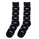 Castlebeard Black with White Mustache Socks, view 4