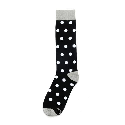 Castlebeard Black with White Polka Dot Socks
