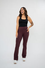 Castlebeard BRUSHED mindset flare legging, view 5