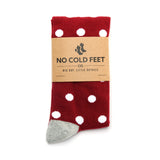 Castlebeard Burgundy with White Polka Dot Socks, view 2