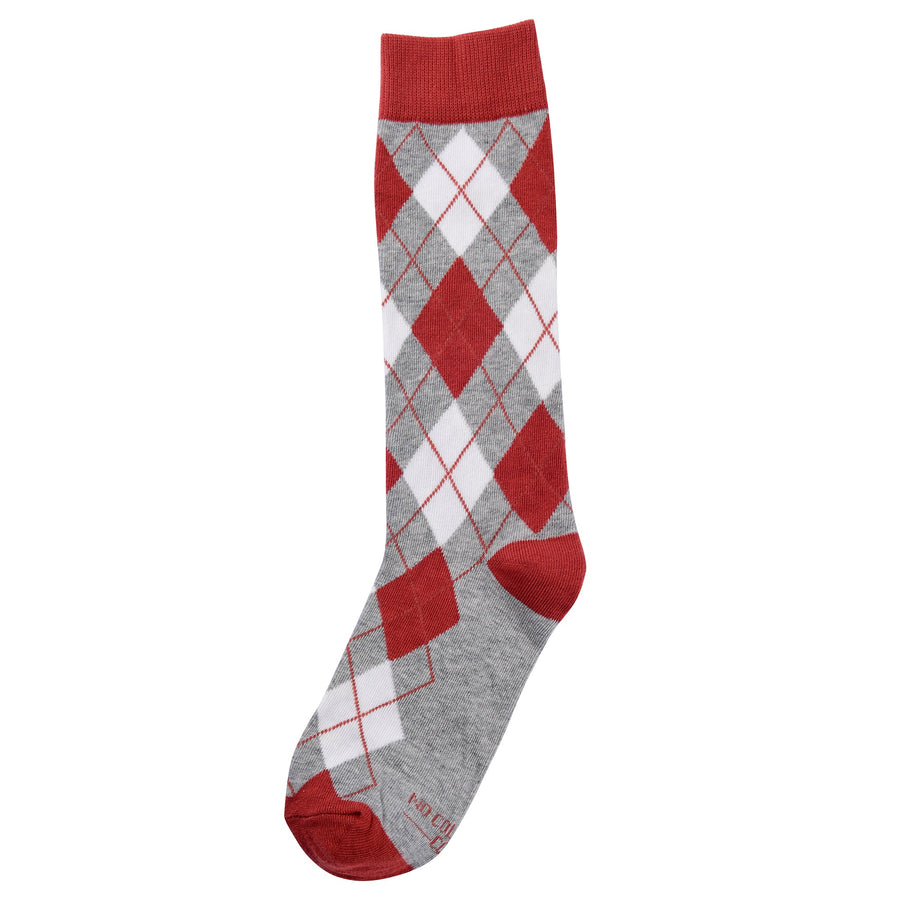 Castlebeard Burnt Orange Argyle Socks