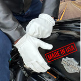 Castlebeard Cadbury White Touchscreen Gloves, view 2
