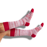 Castlebeard Cardinal / White Mixed Socks 4 Pack -A, view 4