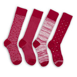 Castlebeard Cardinal / White Mixed Socks 8 Pack, view 2