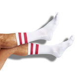 Castlebeard Cardinal / White Mixed Socks 8 Pack, view 4