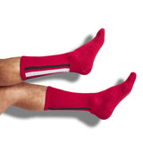 Castlebeard Cardinal / White Mixed Socks 8 Pack, view 5