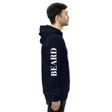 Castlebeard Logo Print Black Unisex essential eco hoodie, view 6