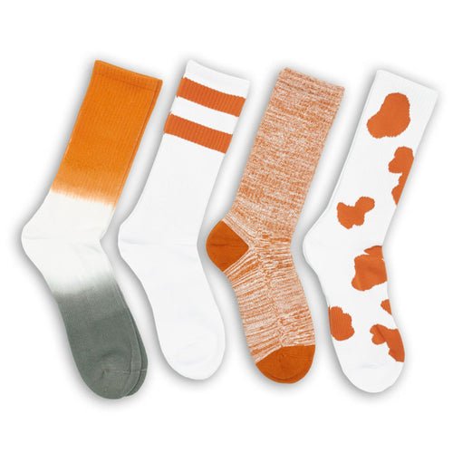 Castlebeard CiderOrange Casual Socks 4 Pack