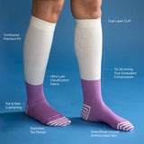 Castlebeard CloudCotton Compression Socks - Colorblock, view 5