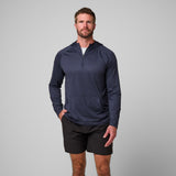 Castlebeard Core Tech Quarter Zip Hood, view 3