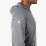 Castlebeard Core Tech Quarter Zip Hood, view 4
