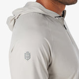 Castlebeard Core Tech Quarter Zip Hood, view 4