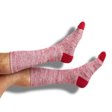 Castlebeard Crimson / White Mixed Socks 8 Pack, view 6