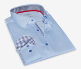 Castlebeard Daniel Button-Up Shirt With Contrast Details // Blue // Contemporary Fit (Regular), view 2