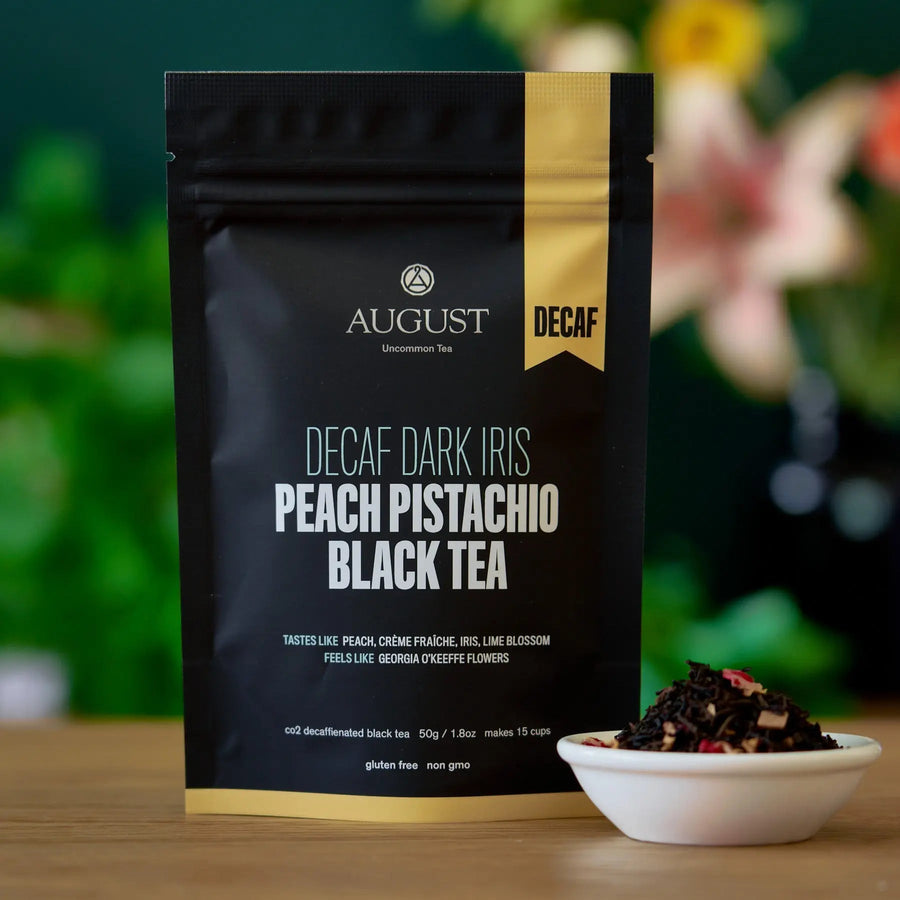 Castlebeard Decaf Dark Iris - Peach Pistachio Black Tea