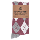 Castlebeard Desert Rose Argyle Socks, view 2