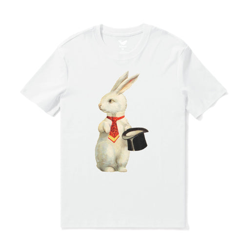 Castlebeard Easter Hawaiian Tee For Men Best Easter Wishes Tee Crew Neck 100% Cotton - WHITE