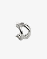 Castlebeard Ellen Sculptural Triple Loop Gold Ear Cuff, view 5