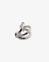 Castlebeard Ellen Sculptural Triple Loop Gold Ear Cuff, view 6