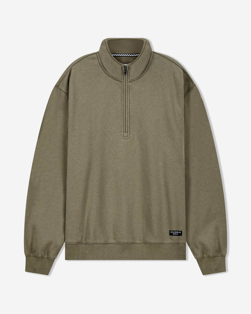Castlebeard Essential Quarter Zip - Olive