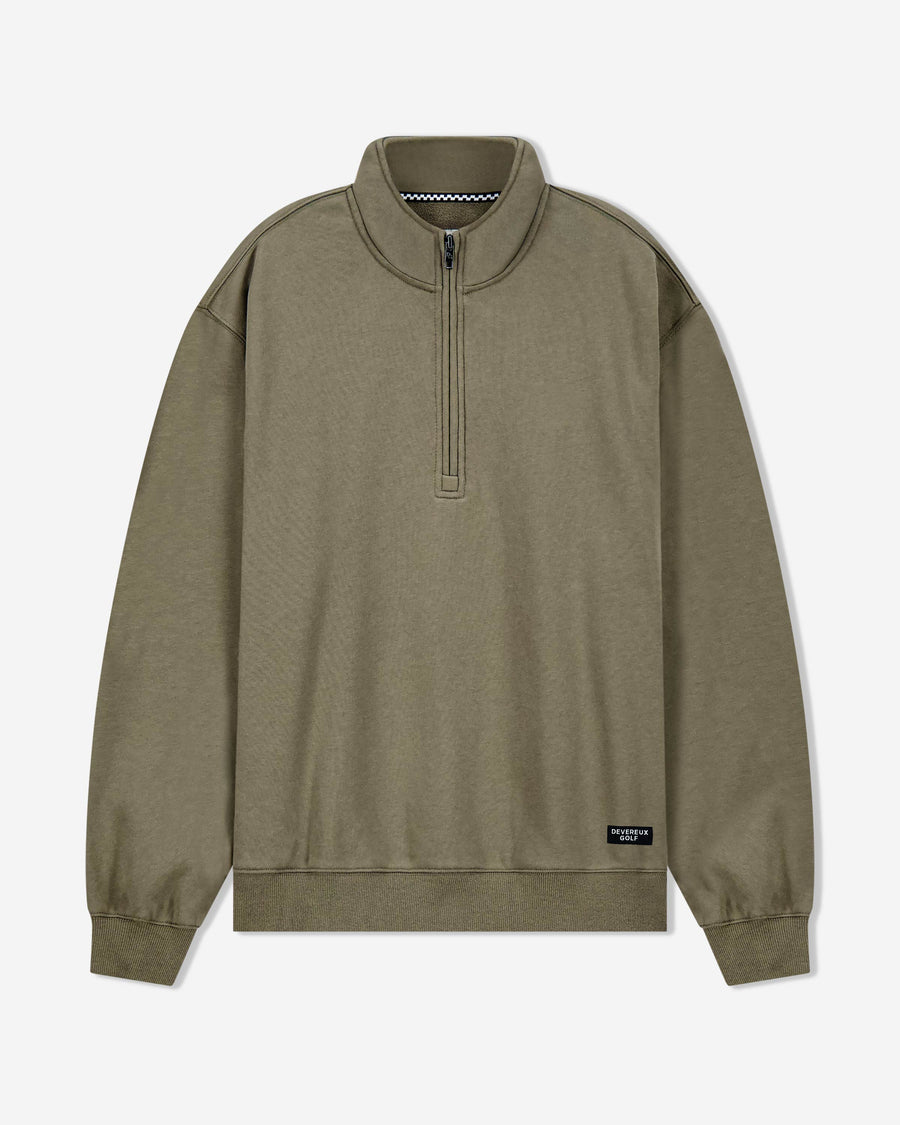 Castlebeard Essential Quarter Zip - Olive