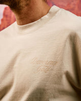 Castlebeard Faded Skull Caddie Tee - Faded Bone, view 4