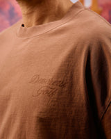 Castlebeard Faded Skull Caddie Tee - Faded Salmon, view 3