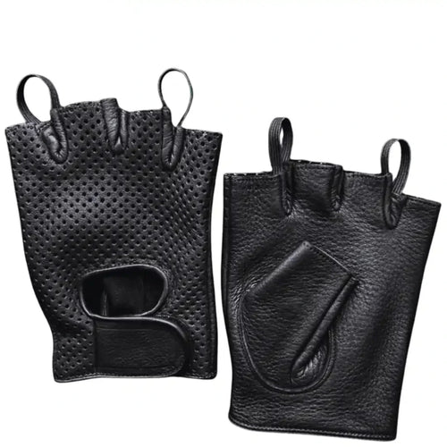 Castlebeard Fingerless Deerskin Gloves