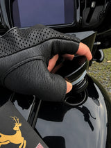 Castlebeard Fingerless Deerskin Gloves, view 3