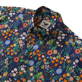 Castlebeard Floral Hawaiian Shirt For Men Button-down Short Sleeve 100% Cotton Shirt By Rachel Parker, view 2