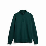 Castlebeard Men's Organic Cotton French Terry Quarter Zip Sweatshirt, view 4